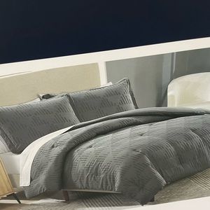Scott Living  Woven Jacquard Cotton Rich Design , Three Piece Comforter